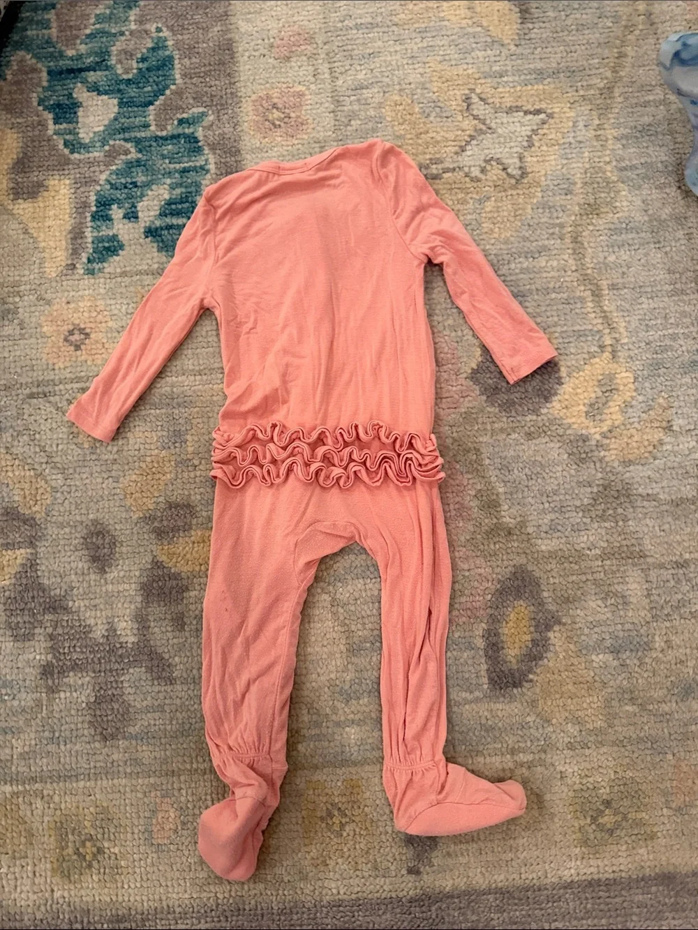 Angel Dear Pink Footed One-Piece Zippered Romper